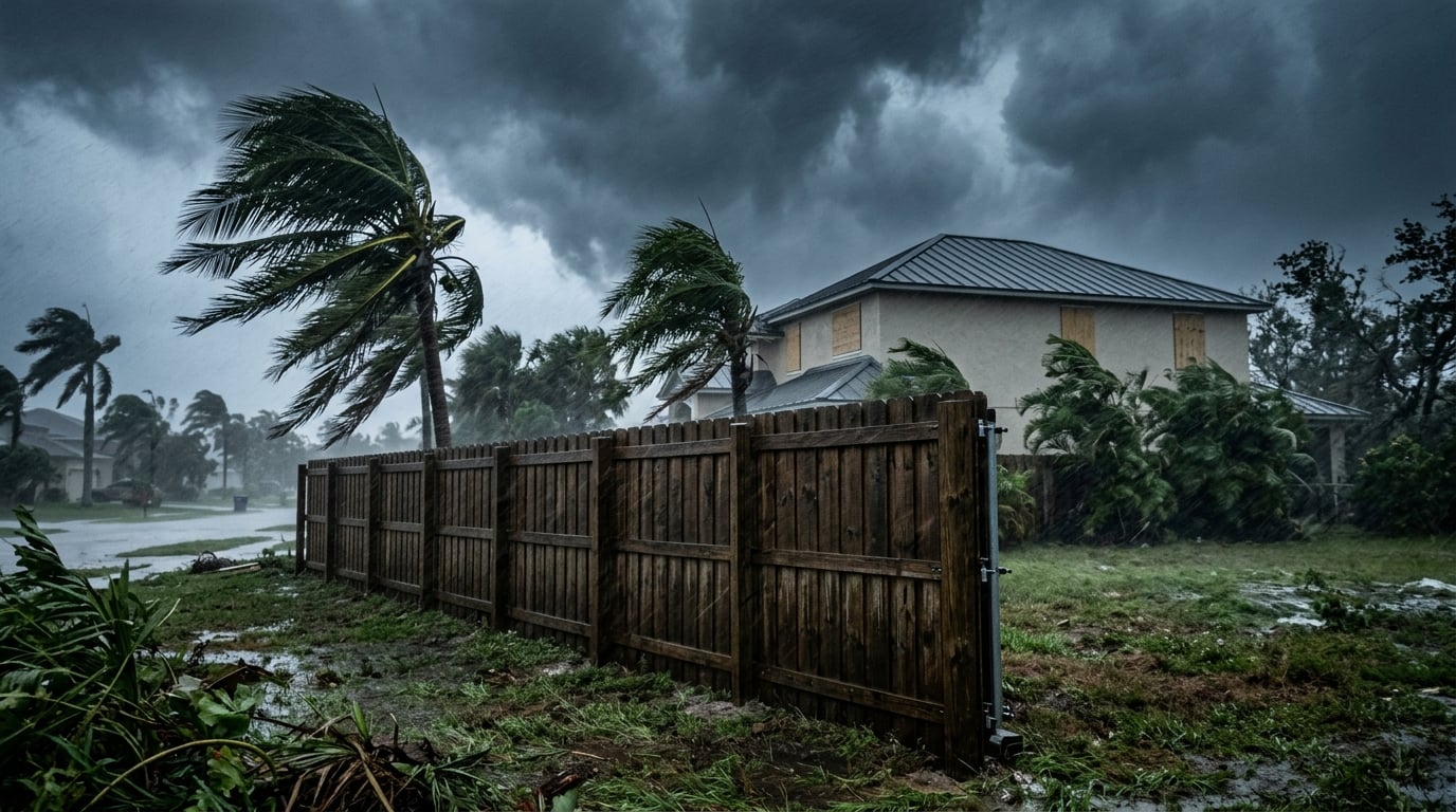 Hurricane Season Fence Prep: How to Protect Your Fence from Florida Storms