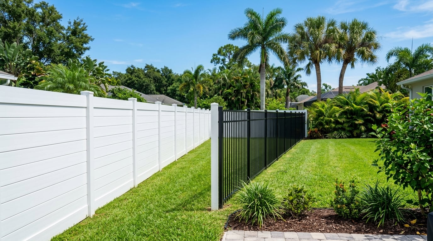 Vinyl vs. Aluminum Fence in Florida: Which Lasts Longer?